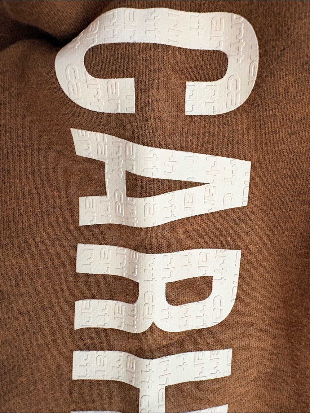 Carhartt Women's Brown Crewneck Sweatshirt with Sleeve Logo - Picture 8 of 9